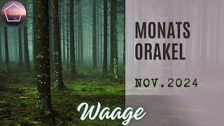 Waage ♎️ Orakel für November 2024 🍀 Ergreife dein Glück [upl. by Eisen]