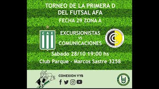 EXCURSIONISTAS VS COMUNICACIONES  FUTSAL AFA PRIMERA D 2023 FECHA 29 [upl. by Ovid492]