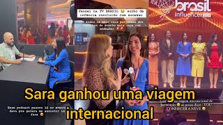 Sara Kellen ganhou uma viagem internacional [upl. by Alieka922]