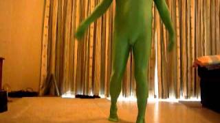 Green Zentai Suit [upl. by Dlaniger]