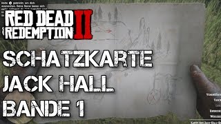 Red Dead Redemption 2  Schatzsucher Karte der Jack Hall Bande Schatzkarte 1 Guide [upl. by Hannibal]