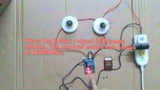 2 CH RF WIRELESS REMOTE CONTROL SWITCH FOR LIGHTS ONOFF 315MHZ433MHZ [upl. by Jermain360]