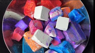 Bucket full of colourful Gym Chalk  Satisfying ASMR  Sleep Aid [upl. by Ennahs]