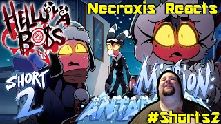 HELLUVA SHORTS 2  MISSION ANTARCTICA  HELLUVA BOSS  Necroxis Reacts [upl. by Yraek]