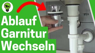 Ablaufgarnitur Wechseln ✅ GENIALE ANLEITUNG Wie Waschbecken Ablaufventil mit Überlauf Austauschen [upl. by Ykcul]