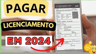 COMO GERAR O BOLETO DE LICENCIAMENTO DO SEU VEÍCULO EM 2024 [upl. by Ottavia]